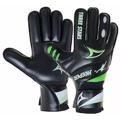 Luva Goleiro Three Stars Keeper Campo Infantil - Foto 1