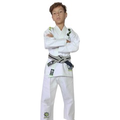 Kimono Jiu Jitsu Shiroi Wolf Jr Infantil - Foto 2