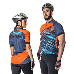 Camisa Ciclismo Poker Racing Unissex - Foto 2
