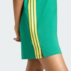 Vestido Camiseta adidas Brasil Essentials 3 Listras em Malha - Feminina - Foto 4