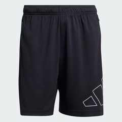 Short adidas Piquet Logotipo Grande Workout Essentials Base - Masculina - Foto 6