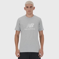 Camiseta New Balance Essentials Grey - Masculina - Foto 1