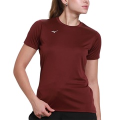 Camiseta Mizuno Energy 2.0 Bordo - Feminina - Foto 1