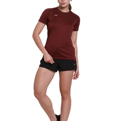 Camiseta Mizuno Energy 2.0 Bordo - Feminina - Foto 4