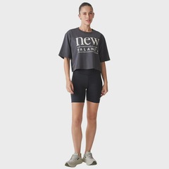 Camiseta New Balance Reimagined Washed - Feminina - Foto 4