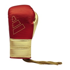 Luva de Boxe adidas em Couro Hybrid 500 Lace - Foto 3