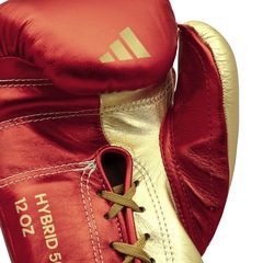 Luva de Boxe adidas em Couro Hybrid 500 Lace - Foto 5