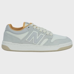 Tênis Unissex New Balance NB 480 Low Brighton Grey Linen - Foto 1