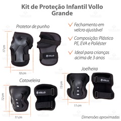 Kit de Proteção Vollo Infantil - Foto 4