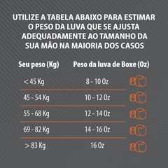 Kit Luva de Boxe 10OZ Vermelho + Protetor Bucal MMA Luta Vollo - Foto 4