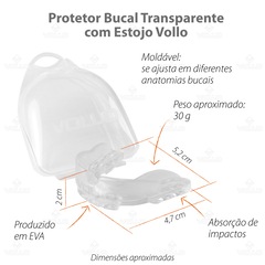 Kit Boxe Luva 10Oz + Protetor Bucal + Bandagem Vollo - Foto 6