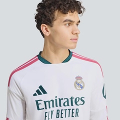 Camisa Manga Longa adidas Real Madrid Home 2027 Masculina - Foto 3