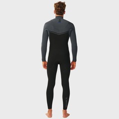 Long John Rip Curl E-Bomb 3/2 mm Chest Zip Charcoal Grey Importado - Masculino - Foto 6