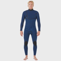 Long John Rip Curl E-Bomb 3/2mm Zip Free Black Importado - Masculino - Foto 5