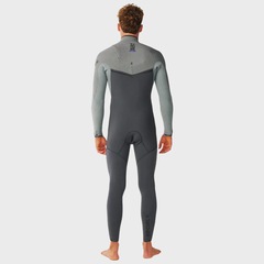 Long John Rip Curl E-Bomb 3/2 mm Zip Free Charcoal Grey Importado - Masculino - Foto 6