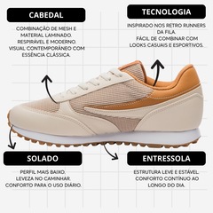 Tênis Feminino Fila Renno Classic - Foto 3