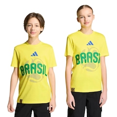 Camiseta do Brasil adidas 26 - Infantil - Foto 1