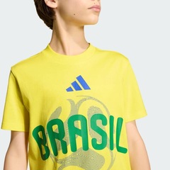 Camiseta do Brasil adidas 26 - Infantil - Foto 3