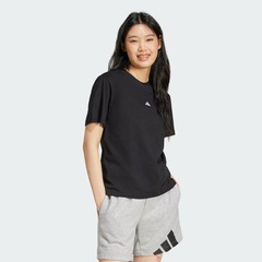 Camiseta adidas Essentials De Algodão Com Logotipo Pequeno - Feminina - Foto 5