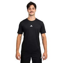 Camiseta adidas Poliamida Train Essentials 3 Listras Masculina - Foto 1