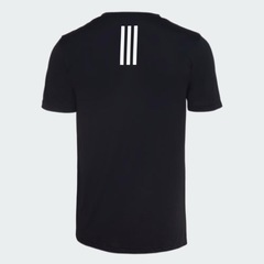 Camiseta adidas Poliamida Train Essentials 3 Listras Masculina - Foto 2