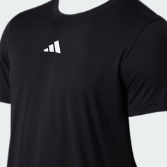 Camiseta adidas Poliamida Train Essentials 3 Listras Masculina - Foto 3