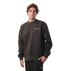 Blusão Moletom Champion Gola Careca Athletic Mini Logo- Masculina - Foto 1