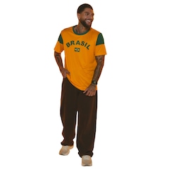 Camisa do Brasil Dengo Copa Do Mundo 2026 Braziline Masculina - Foto 1