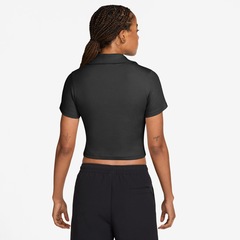 Camisa Polo Cropped Nike Sportswear Essential Feminina - Foto 3