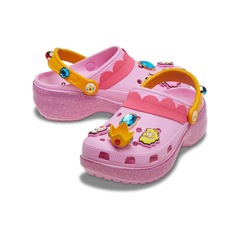 Sandália Unissex Crocs Princess Peach Classic Platform Clog Multi - Foto 4