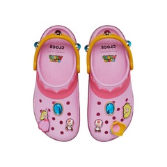 Sandália Unissex Crocs Princess Peach Classic Platform Clog Multi - Foto 5