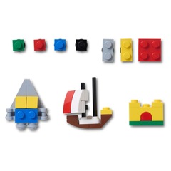 Jibbitz™ Crocs Lego Masterbrand Pack com 10 Peças - Foto 1