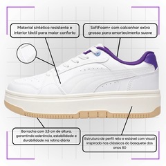 Tênis Feminino Puma Rebound Femme Low - Foto 5