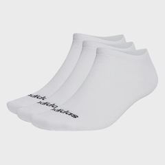 Kit 3 Pares de Meia Cano Baixo adidas Lineares - Masculino - Foto 3