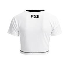 Cropped do Vasco da Gama Raglan Sprint Braziline - Feminino - Foto 4