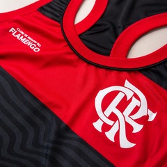 Camiseta Regata do Flamengo Presença Rubro Negro Braziline - Feminina - Foto 3