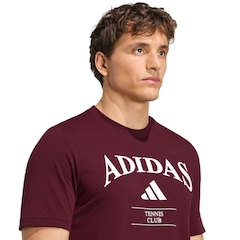 Camiseta adidas Heritage Tennis - Masculina - Foto 2