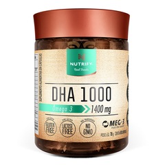 Nutrify DHA 1000 - Ácidos Graxos Ômega 3 - 120 Cápsulas - Foto 1