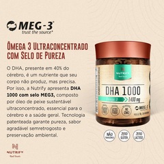 Nutrify DHA 1000 - Ácidos Graxos Ômega 3 - 120 Cápsulas - Foto 6