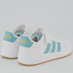 Tênis Infantil adidas Grand Court 3.0 EL C - Foto 3