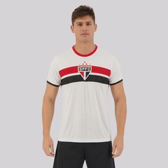 Kit 2 Camisas do São Paulo Stencil e Change Masculina - Foto 5