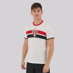 Kit 2 Camisas do São Paulo Stencil e Change Masculina - Foto 6