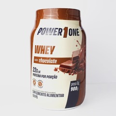 Whey Protein Concentrado Chocolate 900g Power1One - Foto 1