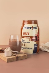 Whey Protein Concentrado Chocolate 900g Power1One - Foto 3