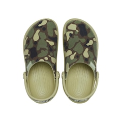 Sandália Unissex Crocs Classic Crafted Camo Clog Tac - Foto 4