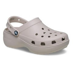 Sandália Crocs Classic Platform Clog Cocoa Cream - Unissex - Foto 2