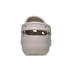 Sandália Crocs Classic Platform Clog Cocoa Cream - Unissex - Foto 6