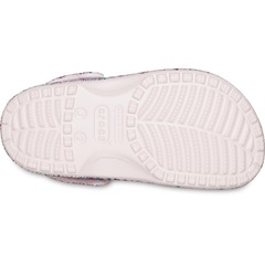 Sandália Crocs Classic Dazzle Glitter Clog K Cocoa Cream Infantil - Foto 5