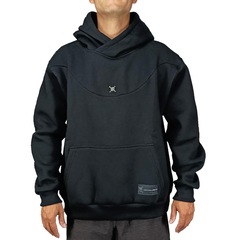 Blusão de Moletom Canguru Oversized Oakley Skull Pin Blackout Masculino - Foto 1