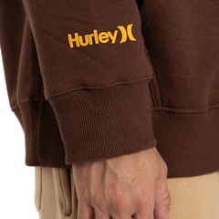 Blusão de Moletom Canguru Hurley Mini Icon II Masculino - Foto 5